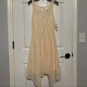 cream white lace dress👼